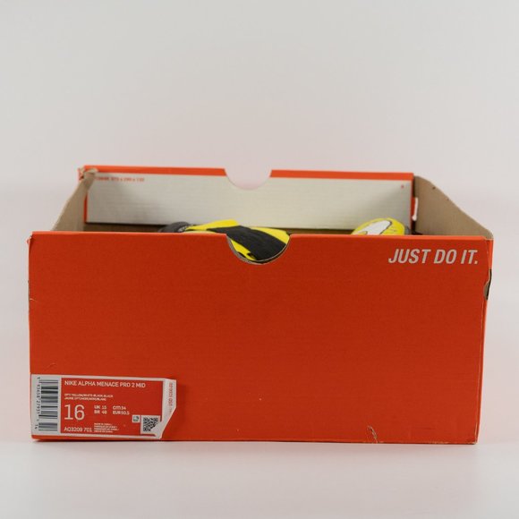 Nike Alpha Menace Pro 2 Mid \'Opti Yellow\' AQ3209-701 Football size 16 main image 7